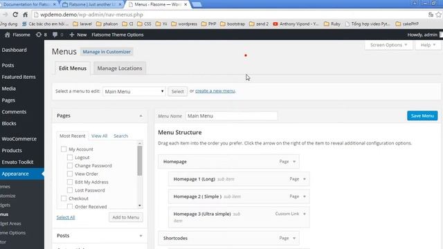 Video guide theme Wordpress - Lesson 2: Create breed Theme Demo theme wordpress Flatsome v1.6.2 смотреть онлайн