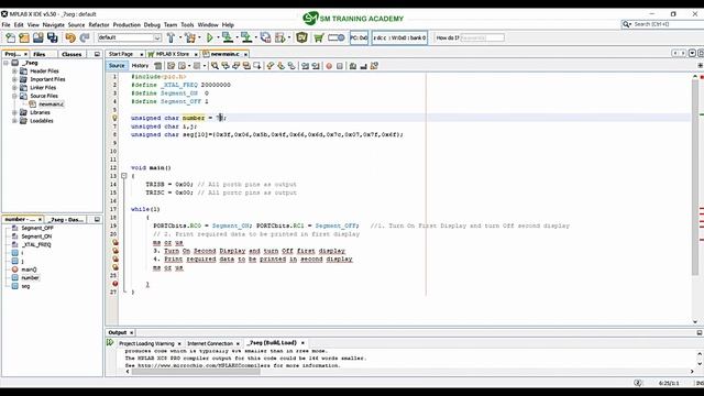 Multiplexing 7segment Display's using polling method - PIC16F877A | MPLAB X IDE | XC8 Compiler смотреть онлайн