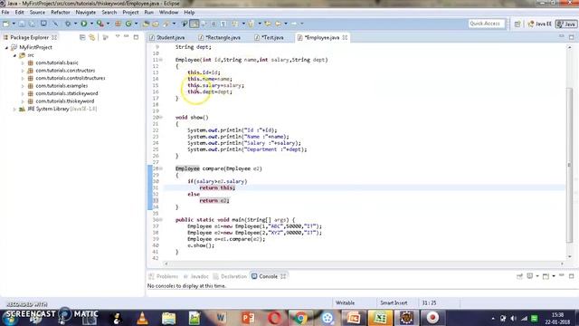 Core Java 35 - this To Return Current Class Instance смотреть онлайн