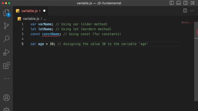 JavaScript Variable Declaration - Understanding var, let, and const смотреть онлайн
