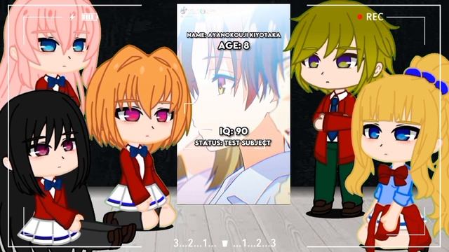 COTE reagindo ao Ayanokoji Kiyotaka x Kei karuizawa//Tik Toks//Gacha club смотреть онлайн