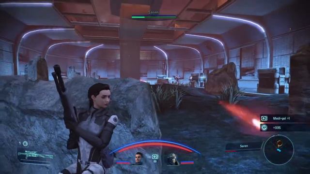 Mass Effect 1 Legendary Edition final boss fight Saren x Sovereign смотреть онлайн