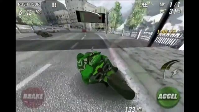 Streetbike Full Blast - iPhone / iPad - Gameplay HD смотреть онлайн