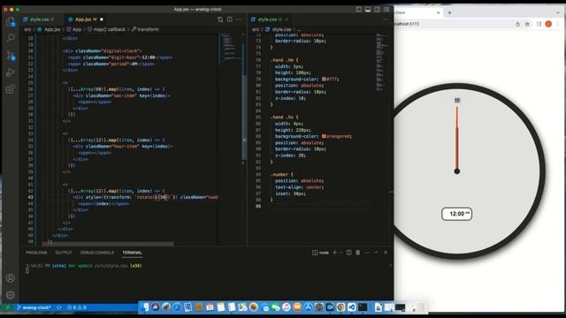 Build An Analog Clock App With React Js Vite смотреть онлайн