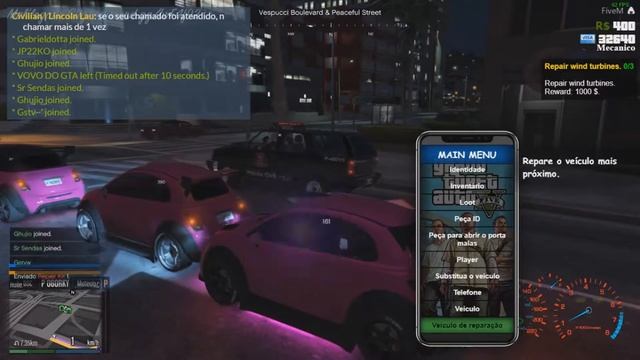 FiveM - A gangue dos carros rosa - The pix and cars смотреть онлайн
