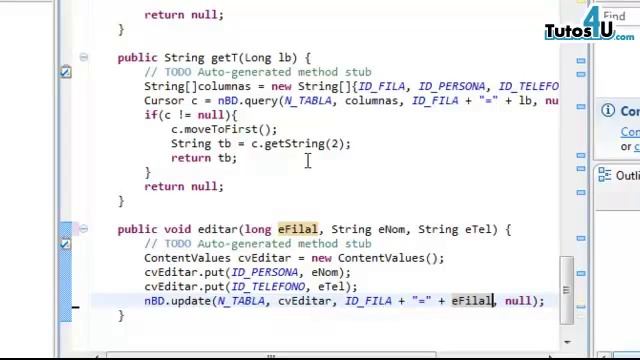 Editar Datos en SQLite. Tutorial 49 en Español. Desarrollo de Aplicaciones Android. смотреть онлайн