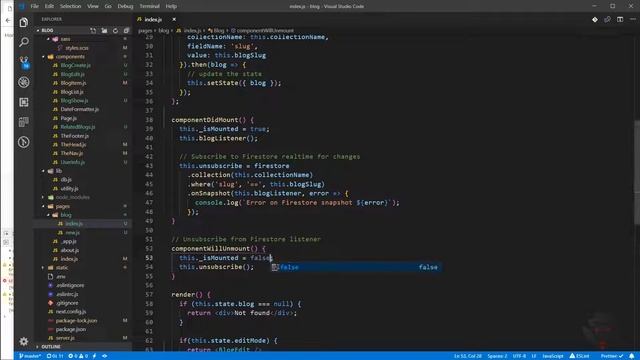 42 Fix the memory leak warning in react.js смотреть онлайн
