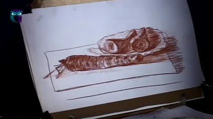 Уроки рисования (# 13) карандашом. Рисуем морковь