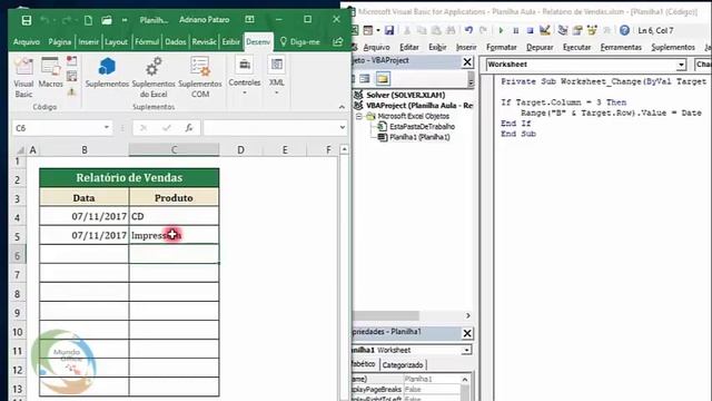 Excel VBA Fixando função Hoje смотреть онлайн
