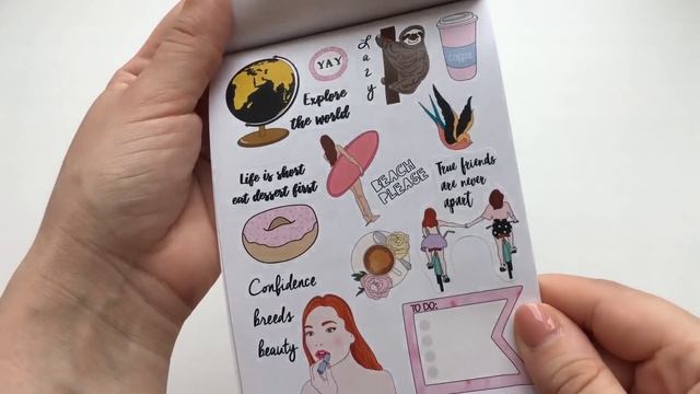 Новые крутые наклейки стикеры в ежедневник от Sticknplan и от Русланы Васюковой смотреть онлайн