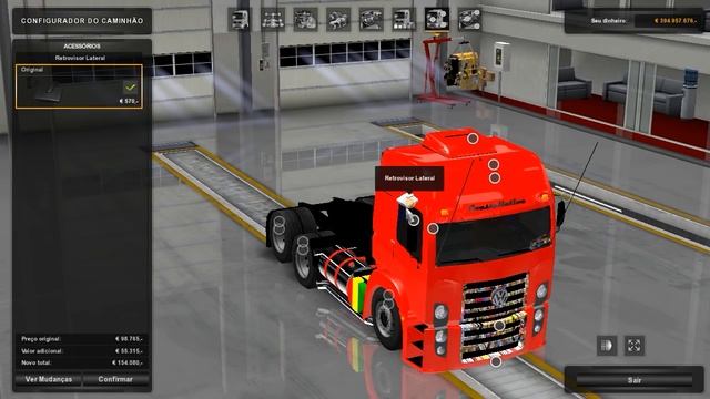 Euro Truck Simulator 2 | VW Constellation 25-420/440 | 1.24 | +PackDeRodas