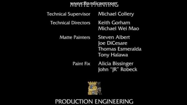 Shrek End Credits
