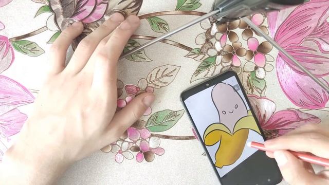 как нарисовать милый банан | I draw a cute banana !!! смотреть онлайн