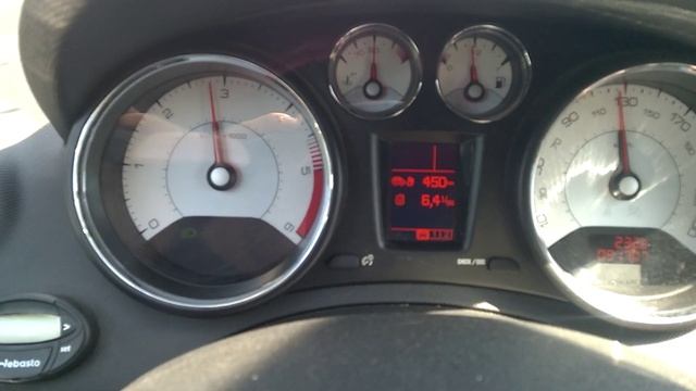 Peugeot 408 1.6 HDI дизель, мгновенный расход топлива при скорости 90-125 км/ч смотреть онлайн