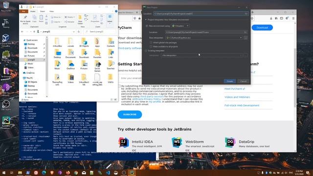 Install Python/PyCharm Community Edition on Windows 10 смотреть онлайн