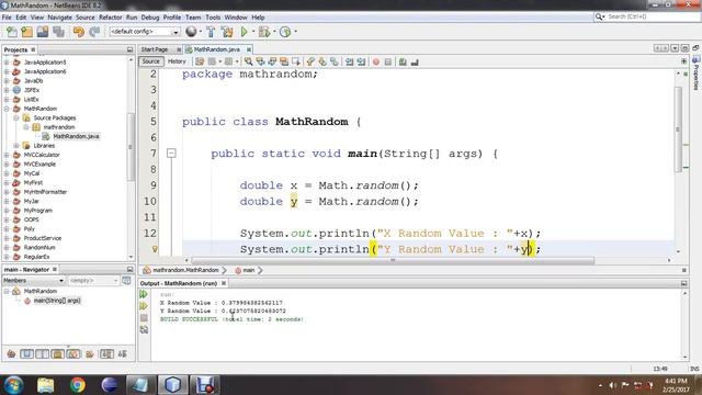 Math.Random Method смотреть онлайн