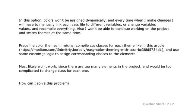 HTML : How to dynamically switch color themes using SASS? смотреть онлайн
