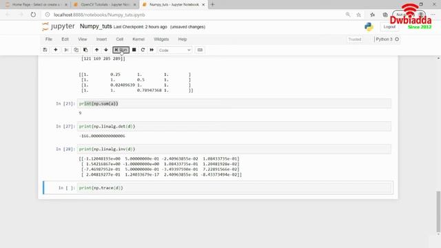 linear algebra basics | Numpy tutorial смотреть онлайн