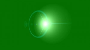 Lens Flare Green Screen Footage / Футаж Блик хромакей #1