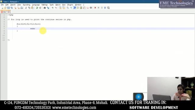 How to use for Keyword in PHP смотреть онлайн