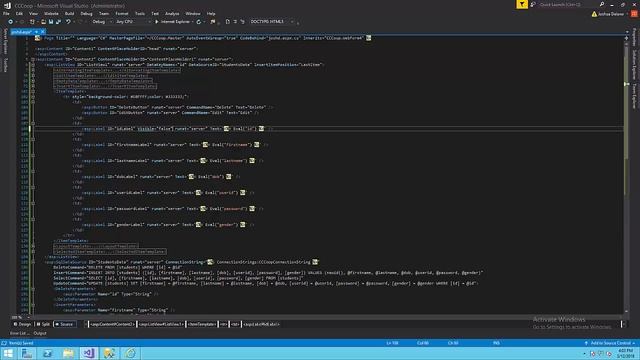 Create a ListView with SQL Datasource смотреть онлайн
