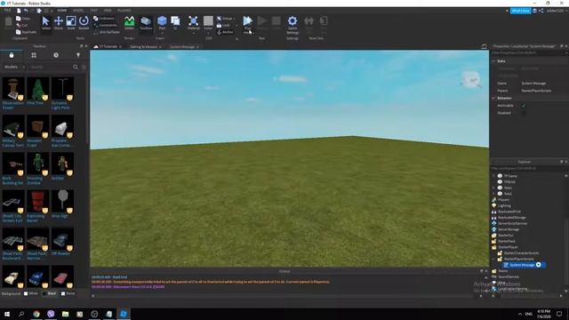 How to Make a System Message Script in Roblox Studio! [2020] смотреть онлайн