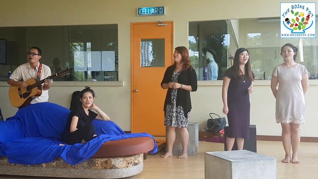 Lydia & Lynell Tong, Rosheen Fatima & Ian Chow @ The Shakespeare's Sonnets Media Preview