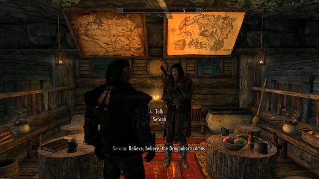 Serana Dialogue Add on : Serana sings "The Dragonborn comes" смотреть онлайн