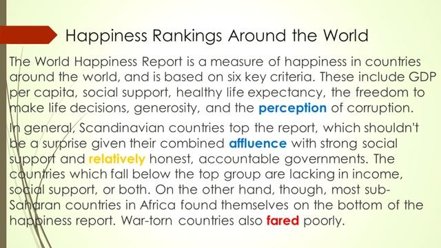 Happiness Across the World | Advanced Level | Read Along w/ Dave Q. смотреть онлайн