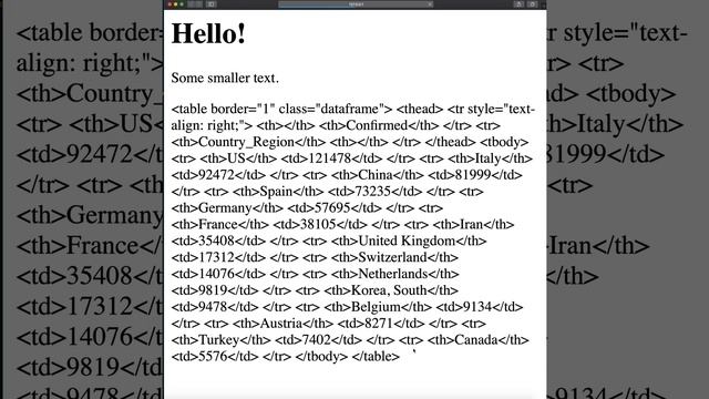 COVID Python Data App Part 4: Flask Templates and Jinja2 смотреть онлайн