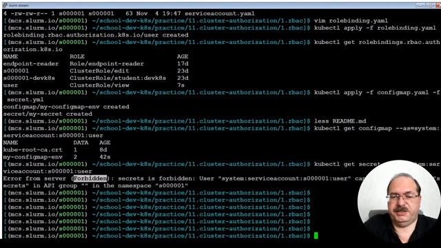 Урок 11: Авторизация в кластере. Вечерняя школа «Kubernetes для разработчиков» смотреть онлайн