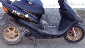 Прямоток на honda dio 35 zx