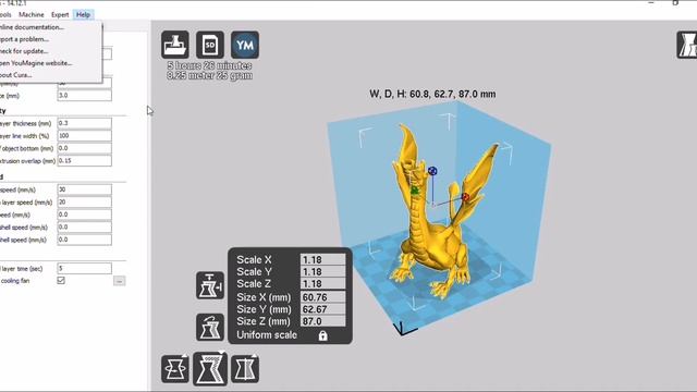 Borlee 3D Printer Cura Software Overview смотреть онлайн