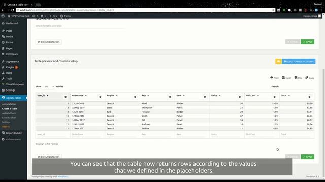 How to make MySQL queries dynamic with Placeholders in WordPress Tables смотреть онлайн