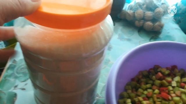 Напекла гору пирожков... Рецепт варенья из ревеня.. смотреть онлайн