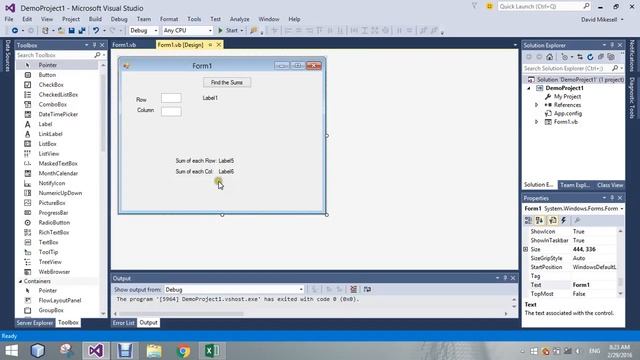 VB 2D Array Adding up Rows смотреть онлайн