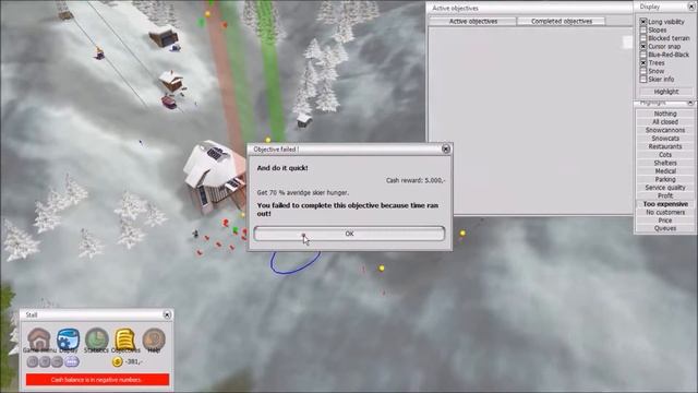 Ski Park Tycoon campaign - Mission #7: Stall смотреть онлайн