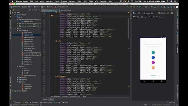Android Studio Tutorial — UI App Theme Animation смотреть онлайн