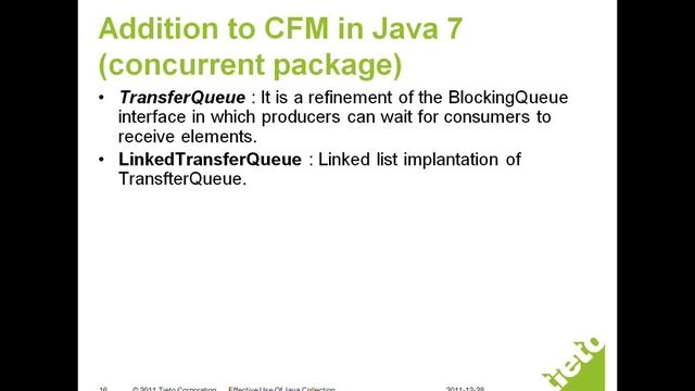 Advance Java Series Session 1 - Addition to CFM in Java 7 смотреть онлайн