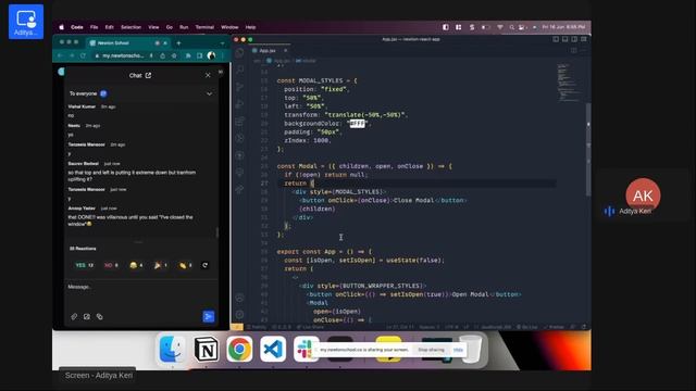 32 React Authentication | Working with Portals | introducing react portals смотреть онлайн