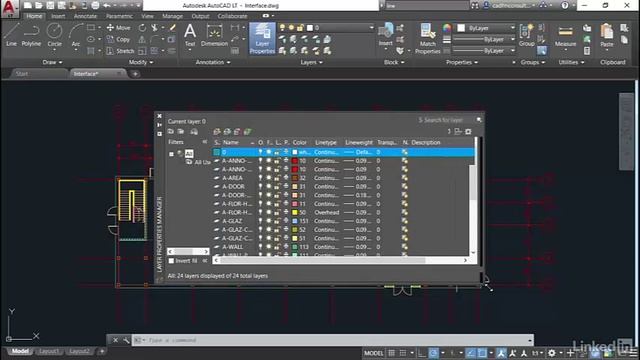 Dialog boxes and palettes AutoCAD LT Essential Training смотреть онлайн