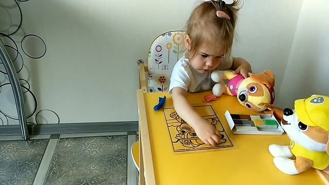 КРЕПЫШ ИЗ ПЛАСТИЛИНА! Раскраска пластилином ЩЕНЯЧИЙ ПАТРУЛЬ от СПИНМАСТЕР смотреть онлайн