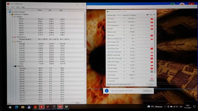 Обзор Gigabyte A5 X1 (Ryzen 9 5900HX + RTX 3070 140W) смотреть онлайн