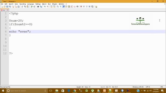 php lecture no 09 IF ELSE CONDITION смотреть онлайн