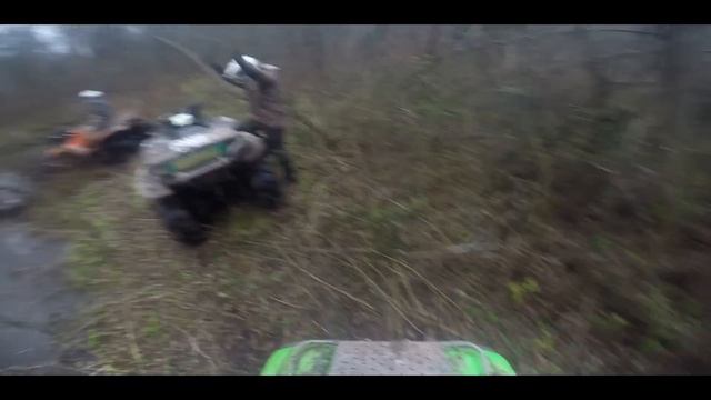Покатушки на квадроциклах. YAMAHA GRIZZLY 700 (3шт),CF-MOTO CF500,STELS GT500 смотреть онлайн