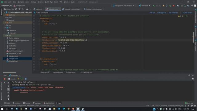 No Firebase App '[DEFAULT]' has been created(solved) смотреть онлайн