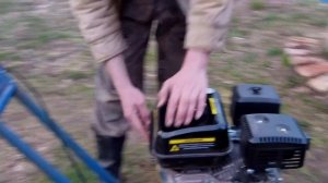 Китайский двигатель "Чемпион 200" на мотоблок "Крот".