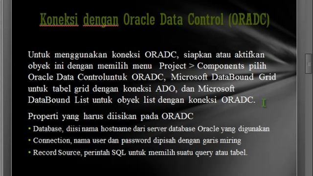 tutorial oracle 10g : studi kasus penelitian oracle-vb смотреть онлайн