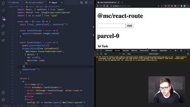 Implementando micro front-end com Single SPA e React смотреть онлайн