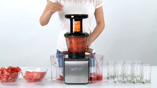 How to operate SAVTM slow juicer # JE230-02E00, JE120-02E00? смотреть онлайн